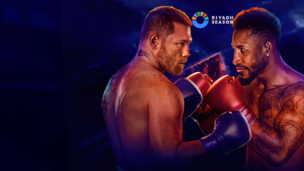 Canelo Alvarez vs. William Scull backdrop