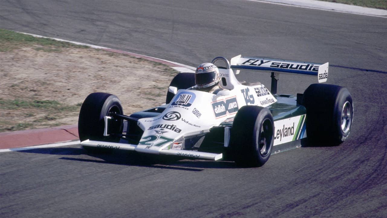 Double First - Williams & Jones: Formula One 1980 - A Review Of The 1980 Grand Prix Season backdrop
