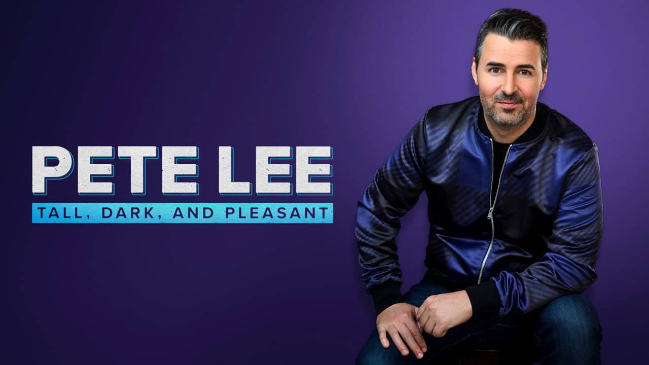 Pete Lee: Tall, Dark and Pleasant backdrop