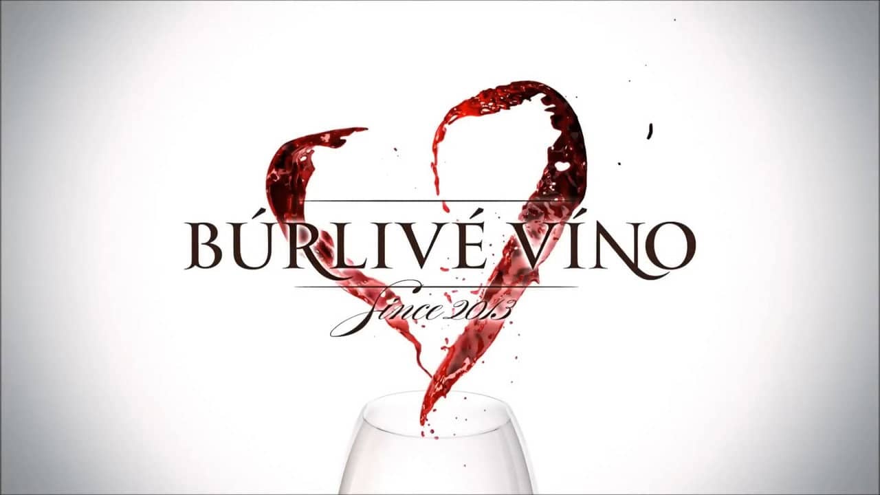 Búrlivé víno backdrop