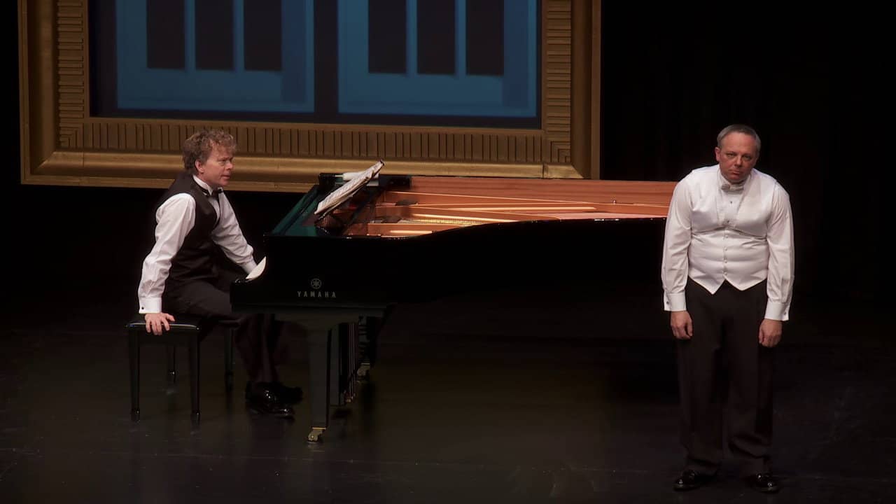 2 Pianos, 4 Hands backdrop