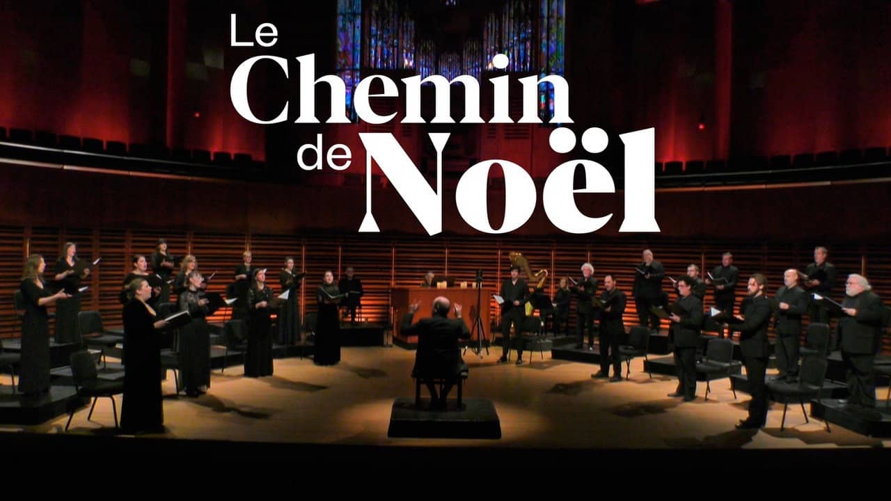 Le chemin de Noël backdrop