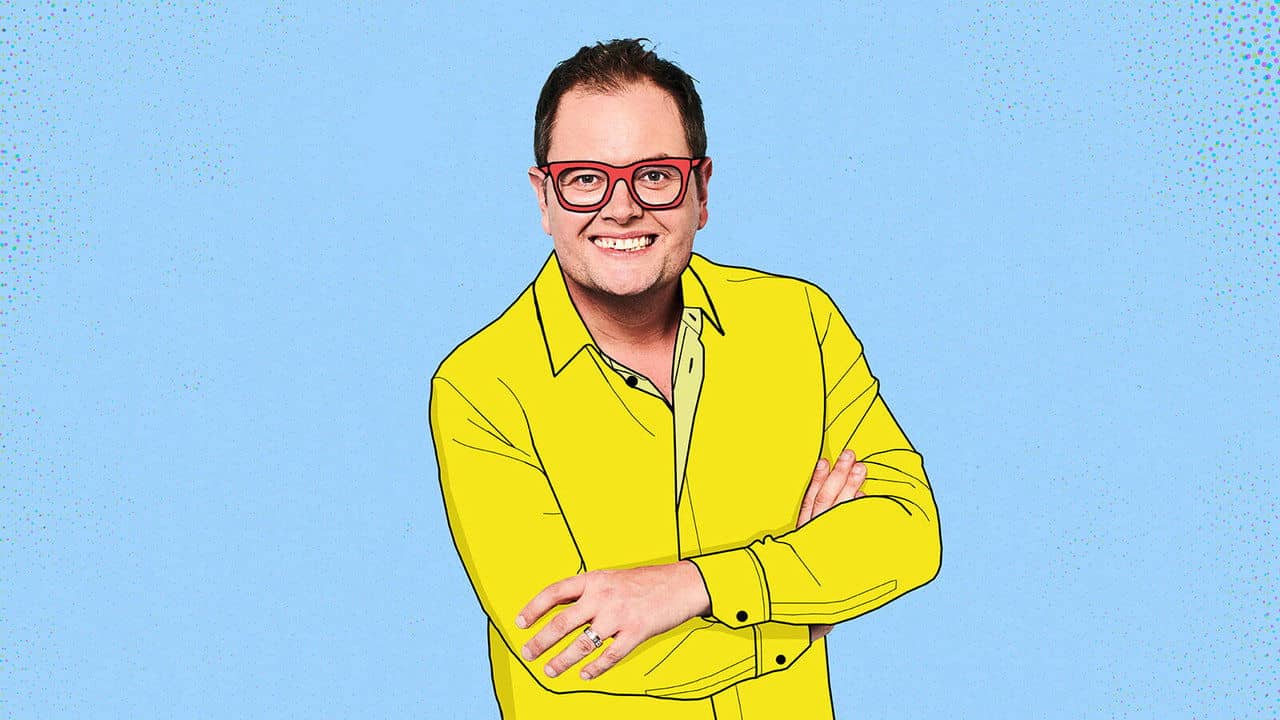 Alan Carr: Regional Trinket backdrop