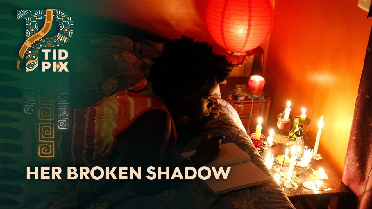 Her Broken Shadow backdrop