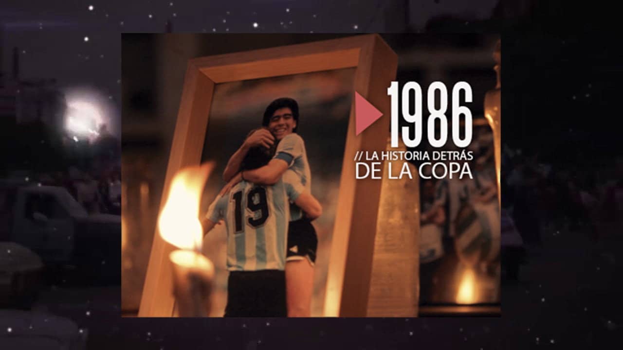 1986. The story behind the Cup backdrop