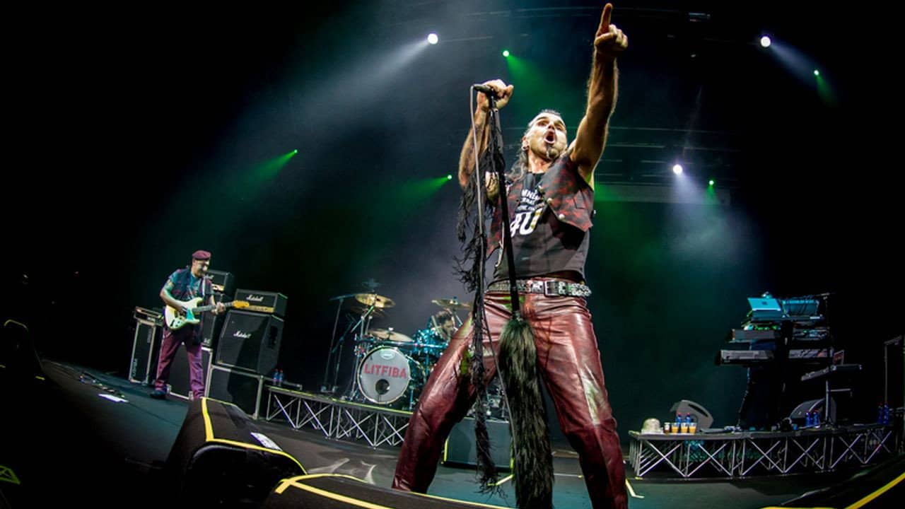 Litfiba: Tetralogia degli Elementi live backdrop