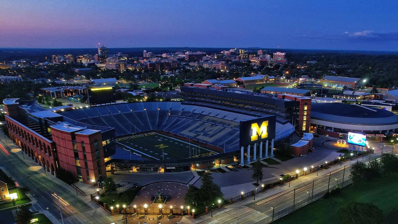 Bo Schembechler's Michigan Wolverines backdrop