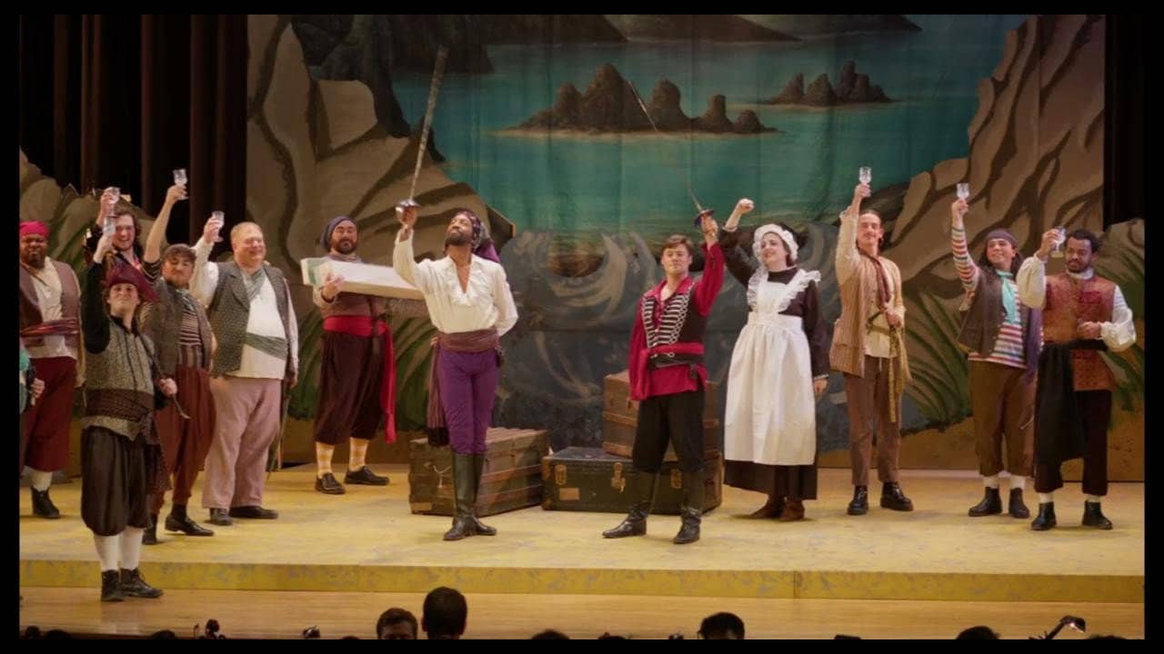 The Pirates of Penzance backdrop