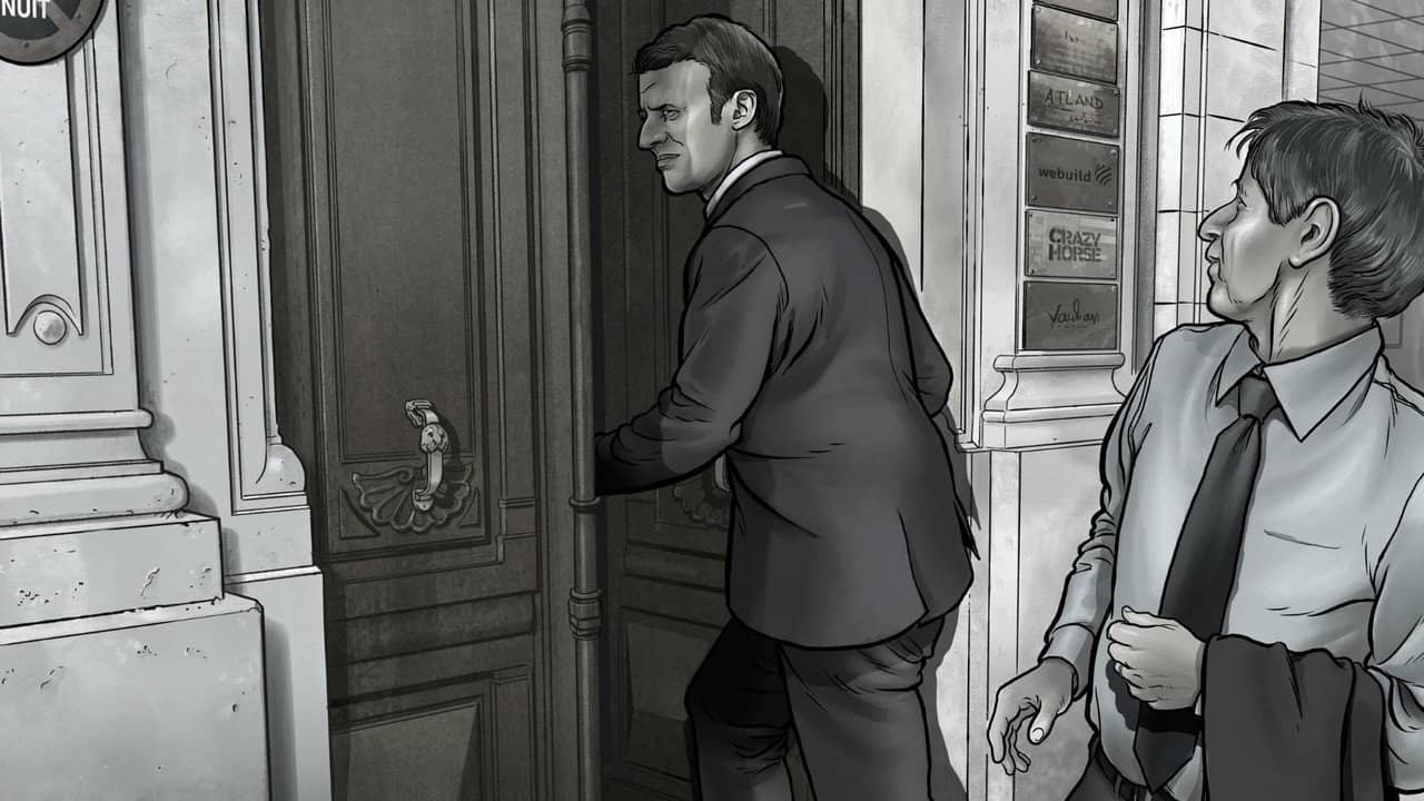 Emmanuel, un homme d'affaire à l'Élysée backdrop