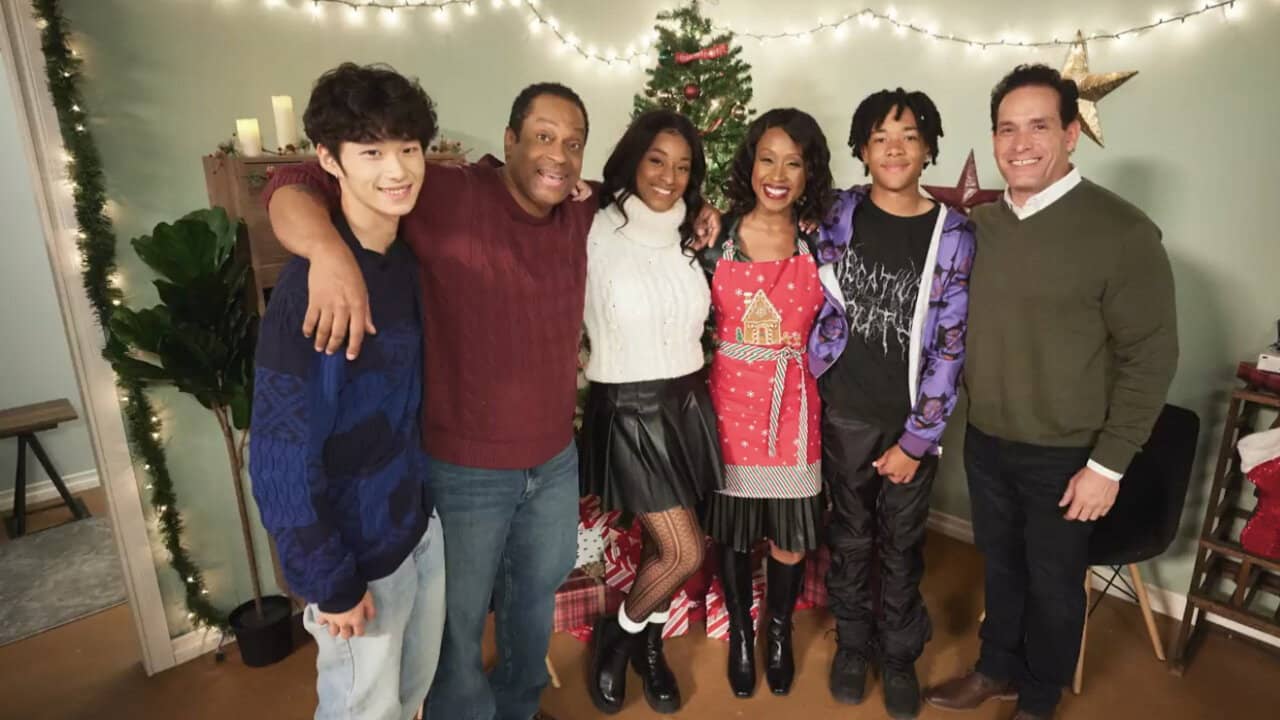 Two Christmases backdrop
