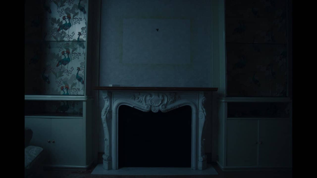 Mantle backdrop