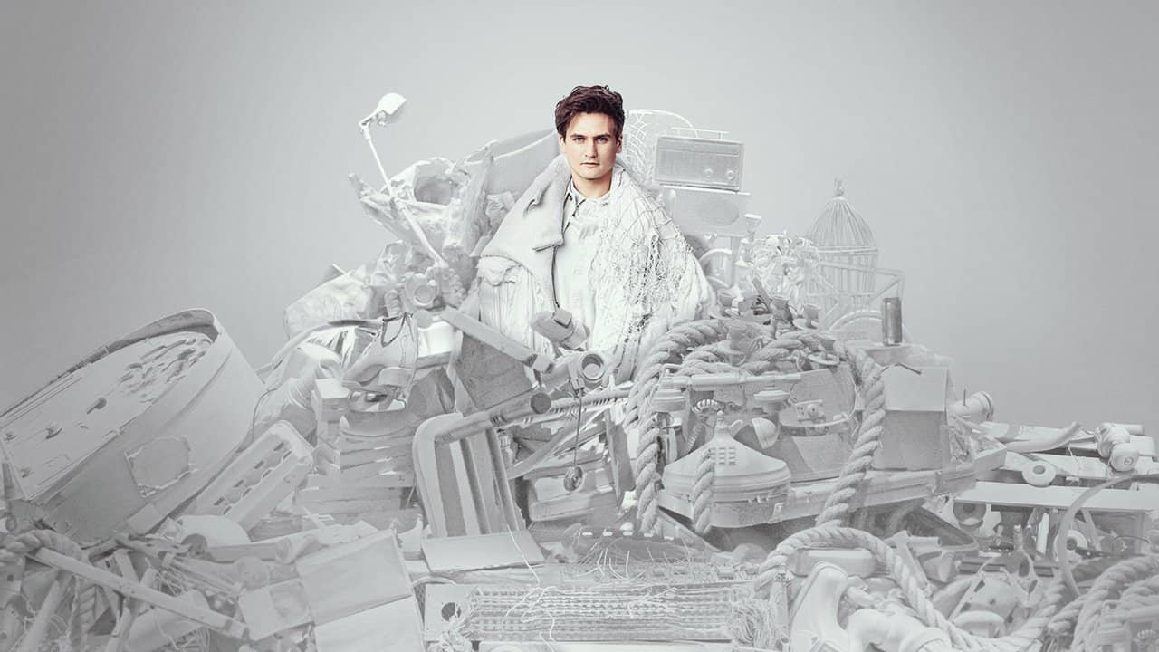 Moses Storm: Trash White backdrop