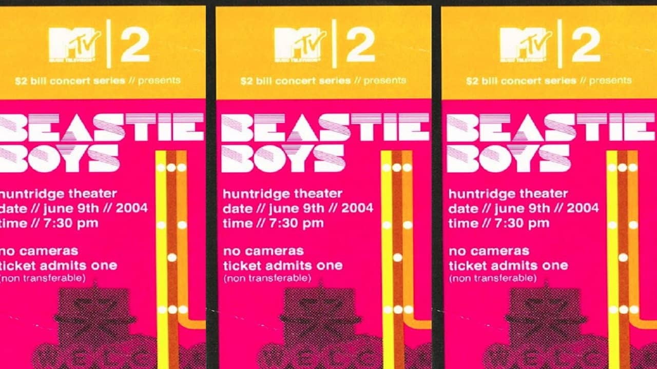 Beastie Boys $2 Bill backdrop