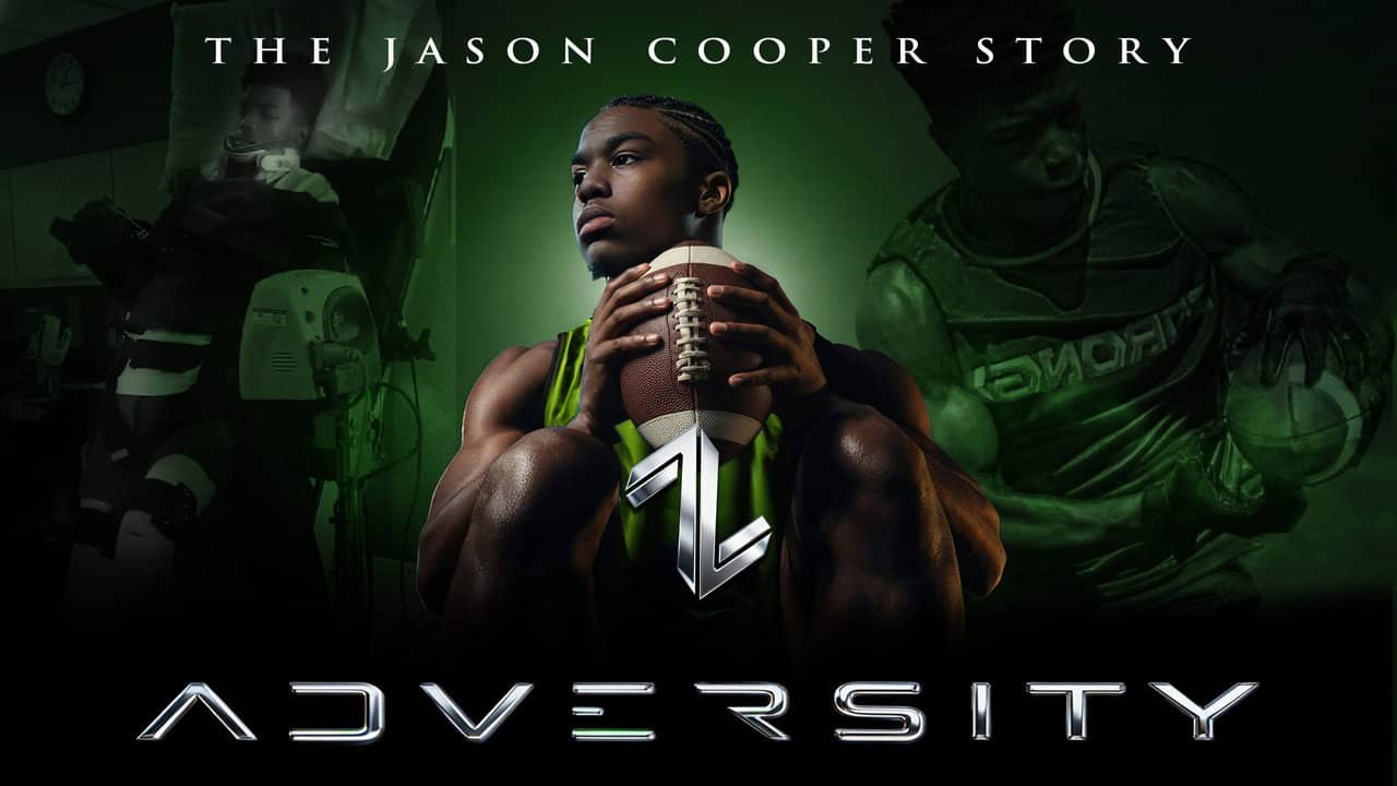 Adversity: The Jason Cooper Story backdrop