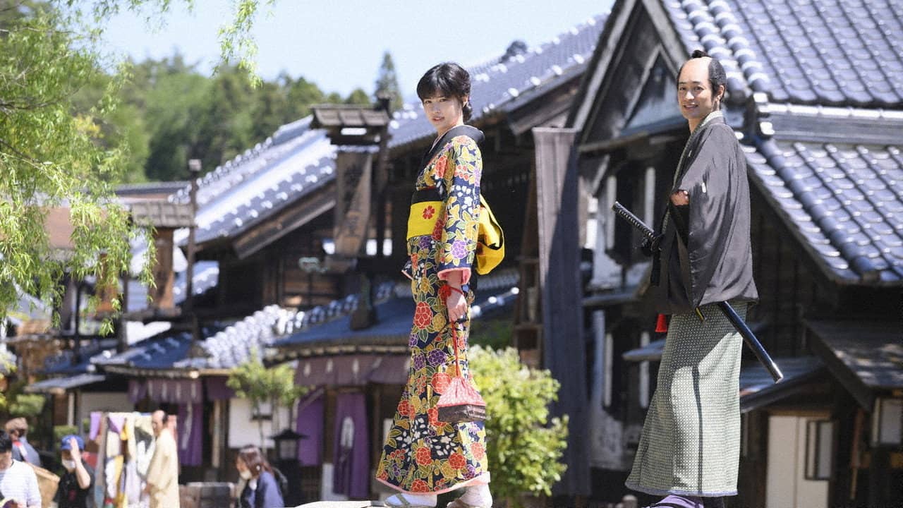 Jikuu Tantei Oyu backdrop