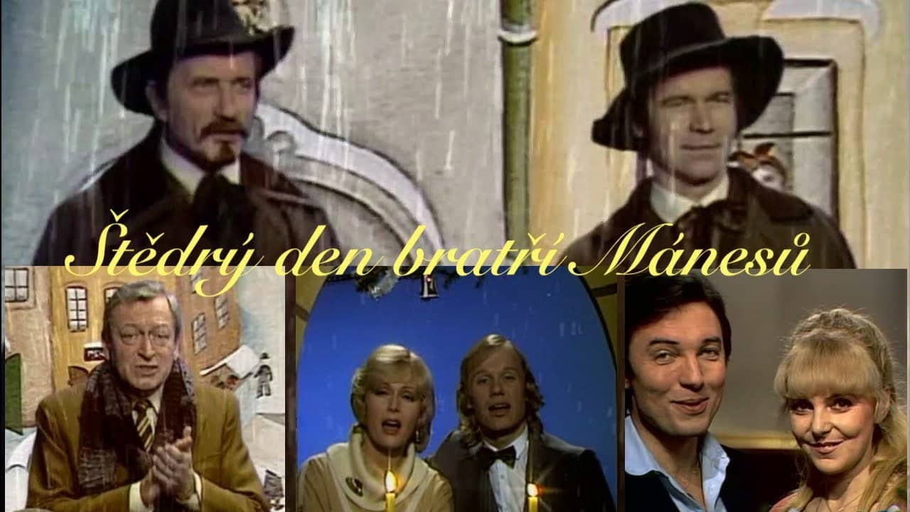 Štědrý den bratří Mánesů backdrop