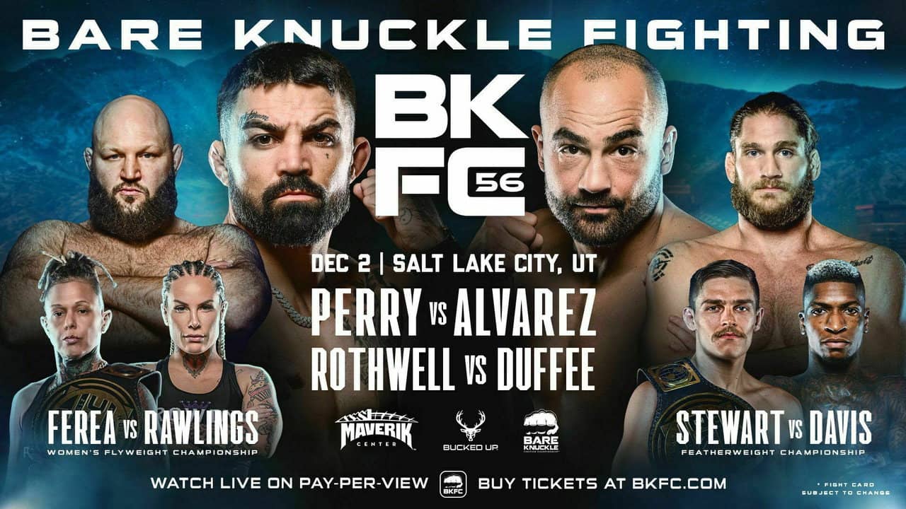 BKFC 56: Perry vs. Alvarez backdrop