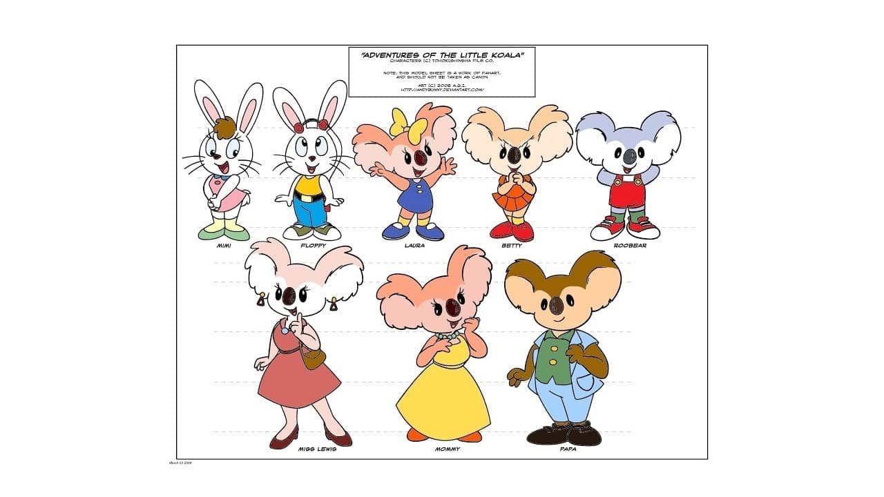 Adventures of the Little Koala backdrop