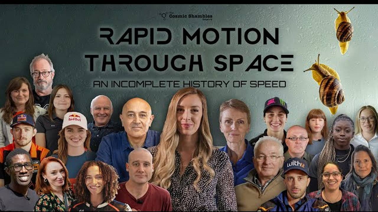 Rapid Motion Through Space: An Incomplete History of Speed backdrop