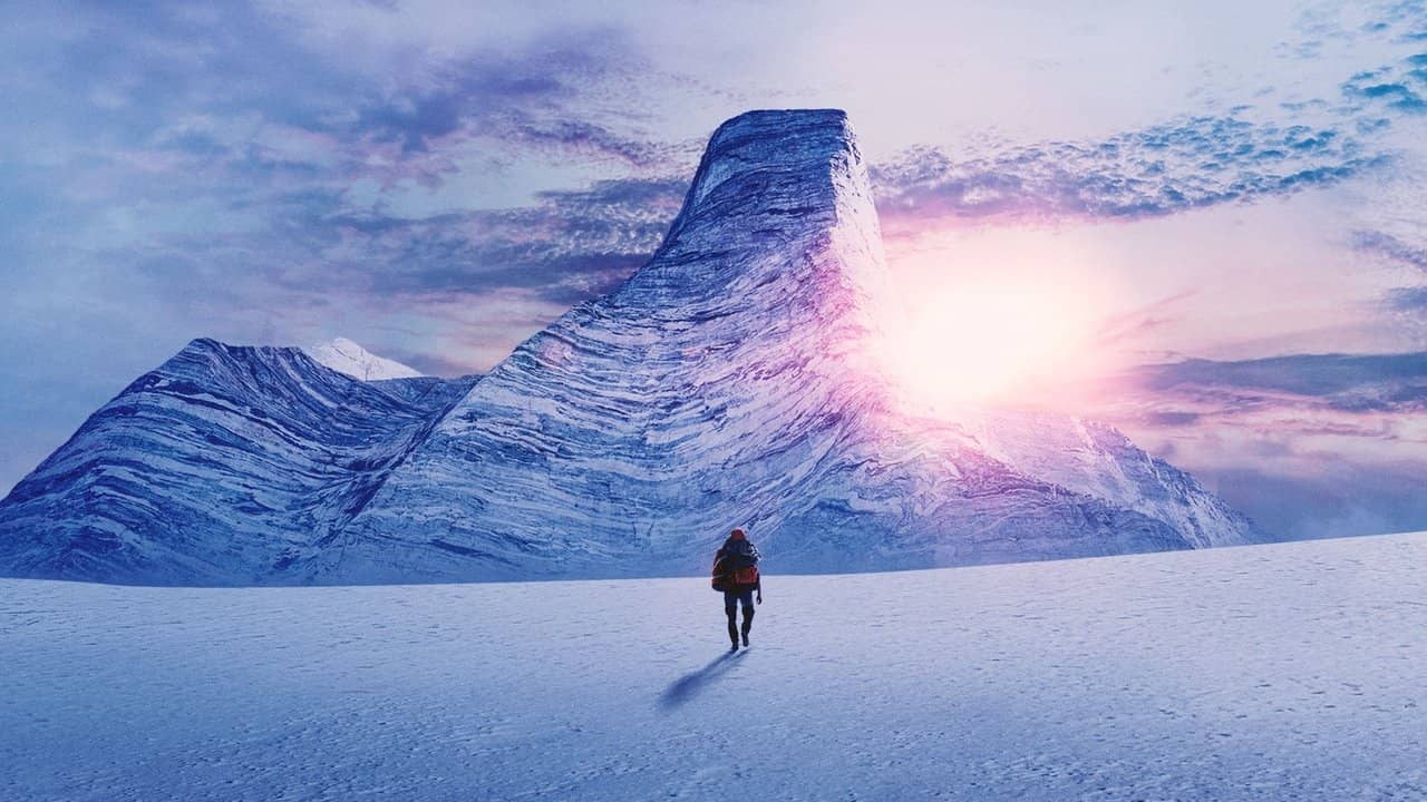 Arctic Ascent with Alex Honnold backdrop