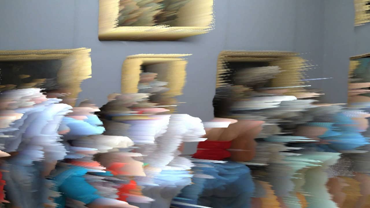 Une visite au musée backdrop