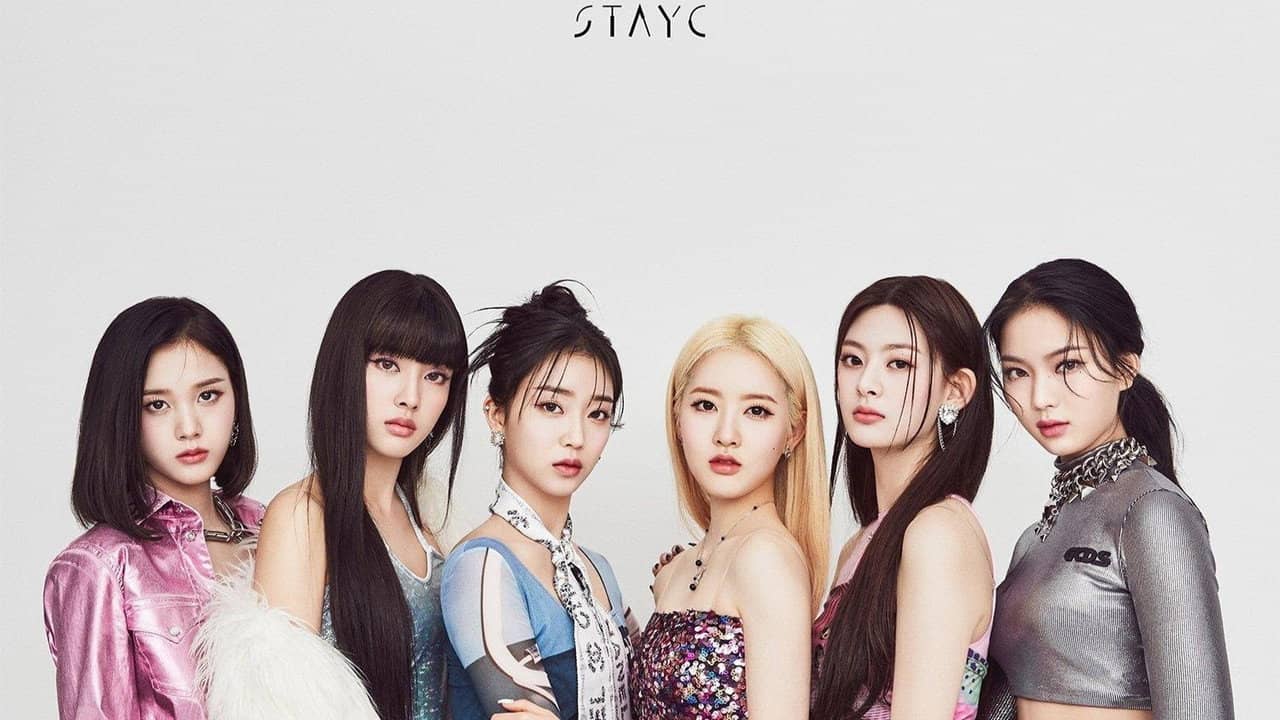 STAYC backdrop