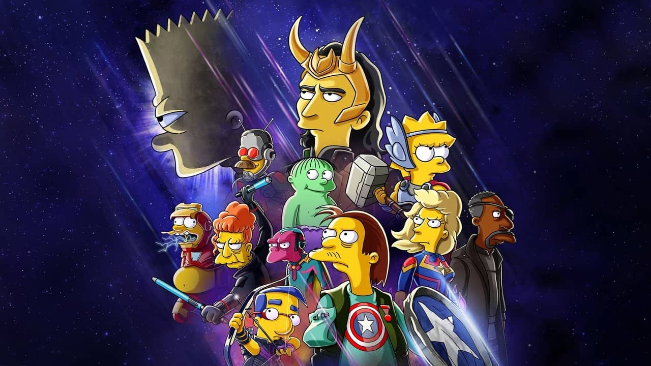 The Good, the Bart, and the Loki backdrop