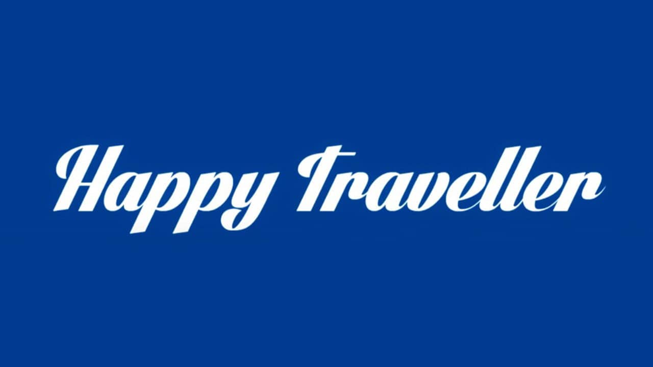Happy Traveller backdrop