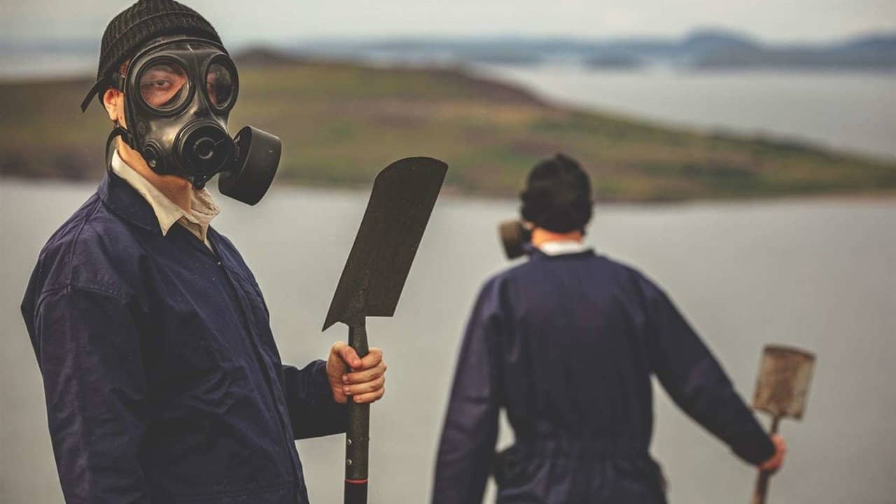 The Mystery of Anthrax Island backdrop