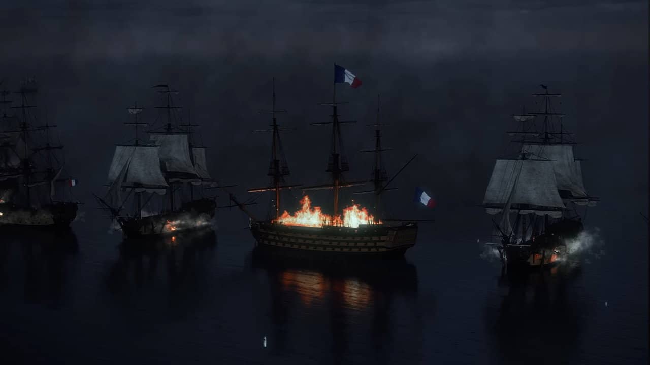 Nelson's Battles in 3D: The Nile backdrop