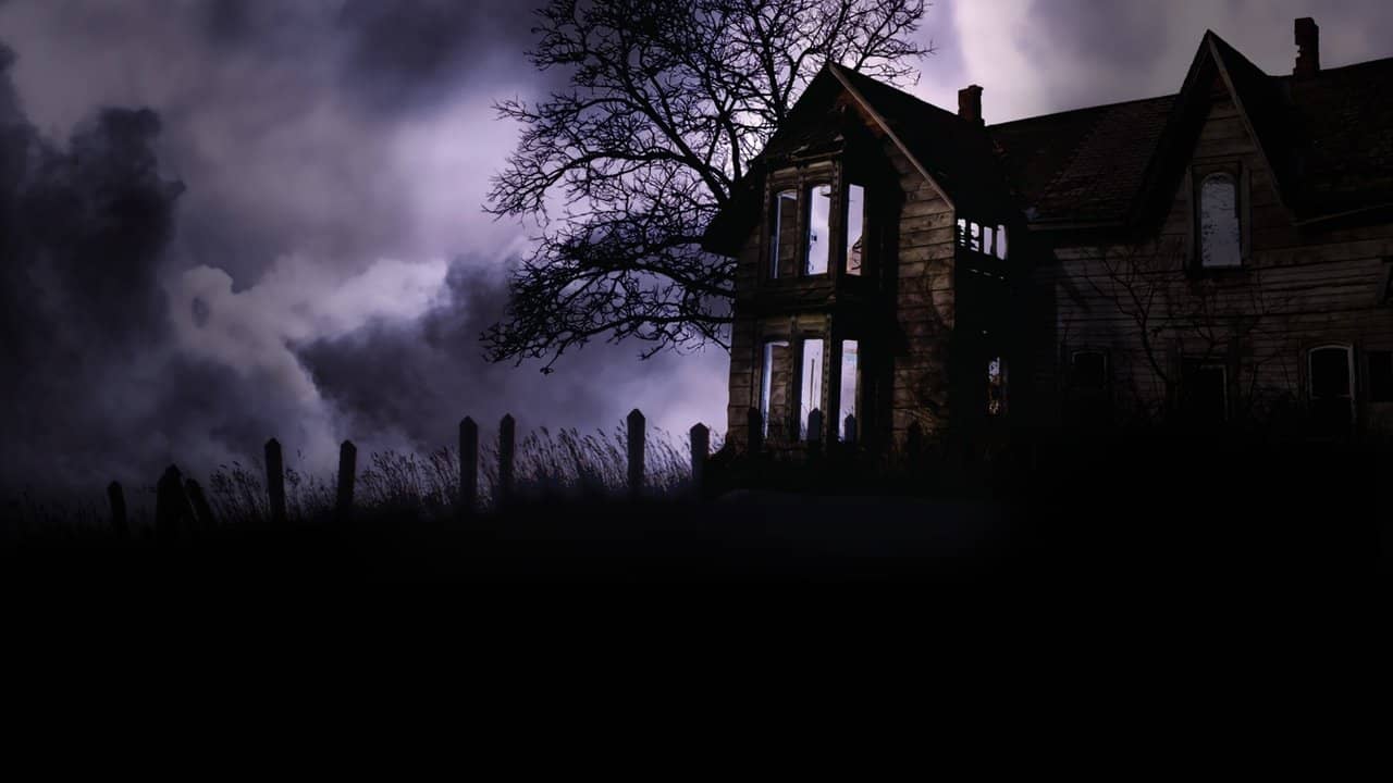 My Haunted House backdrop
