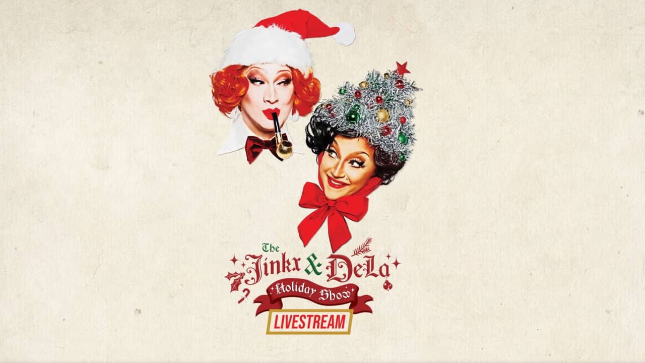 The Jinkx and DeLa Holiday Show 2024 backdrop
