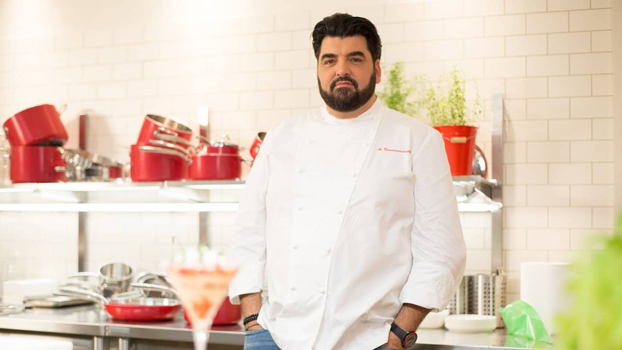 Antonino Chef Academy backdrop