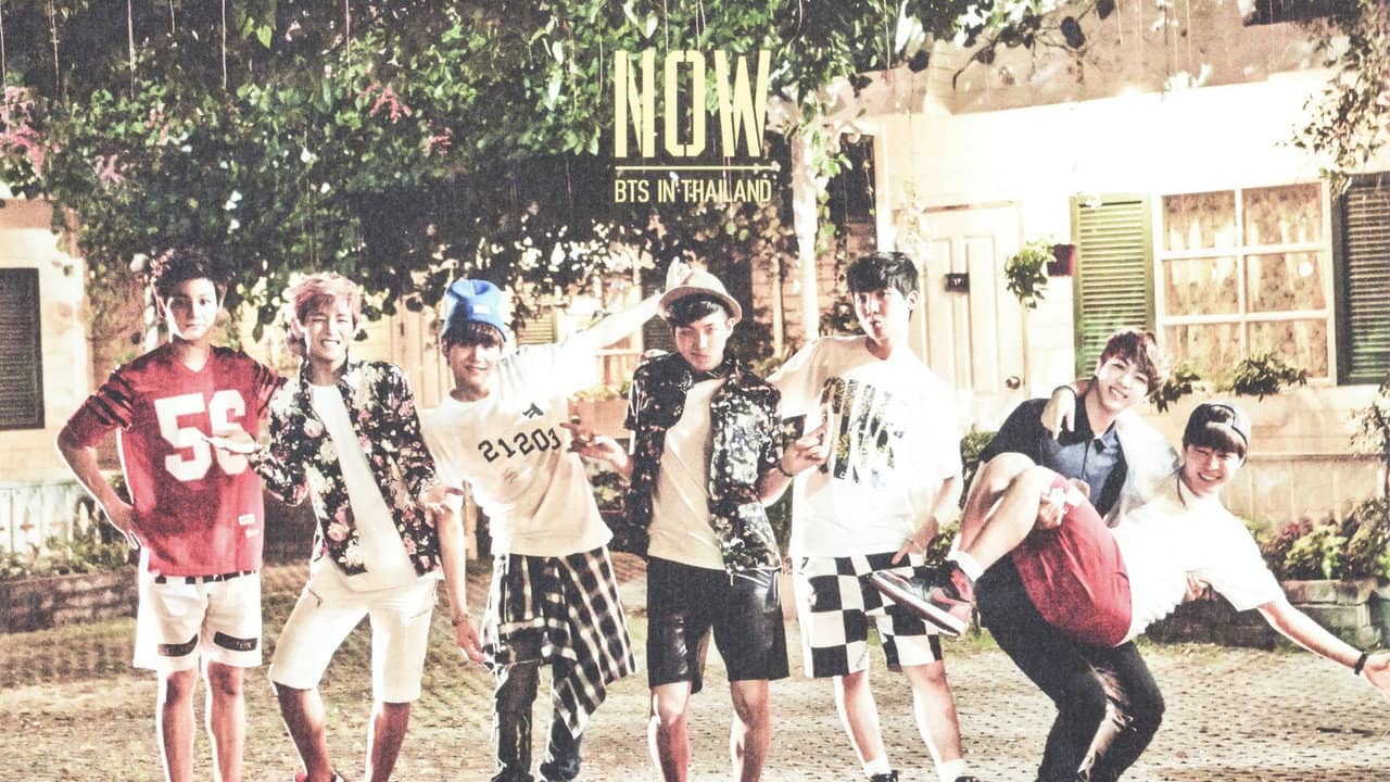 BTS NOW: BTS in Thailand backdrop