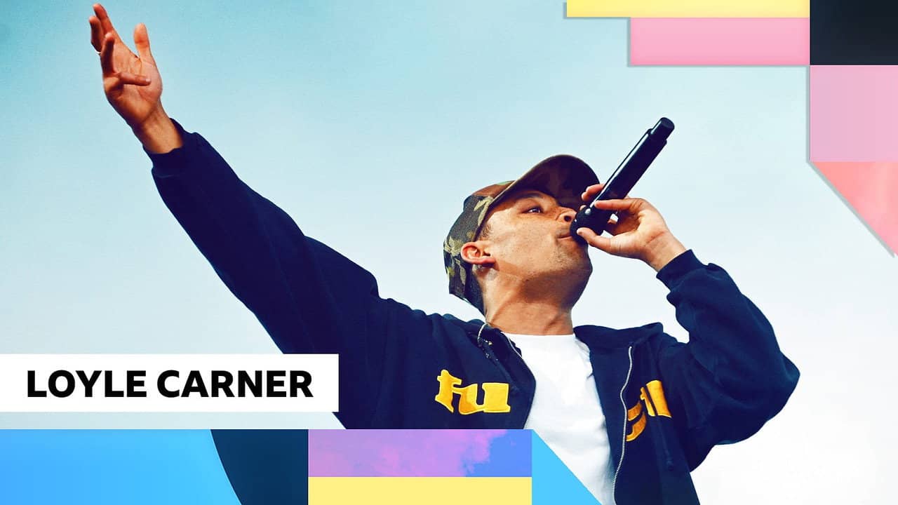 Loyle Carner: Reading Festival 2023 backdrop