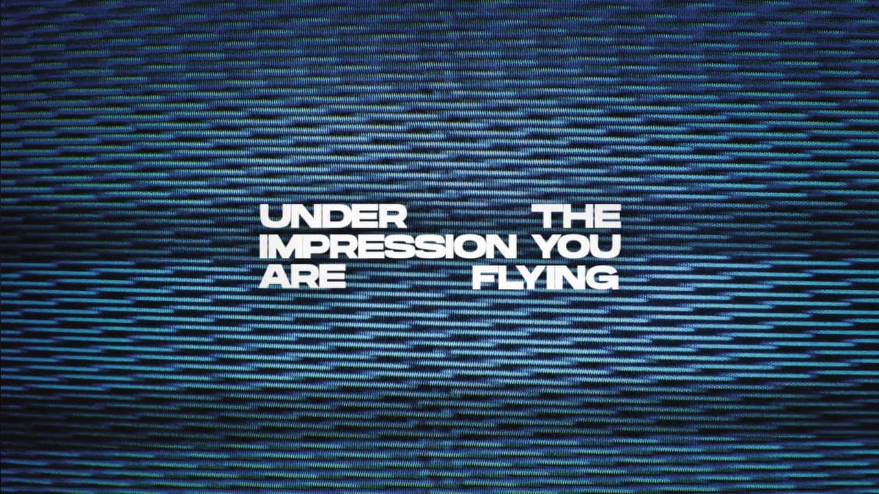 Under The Impression You Are Flying backdrop