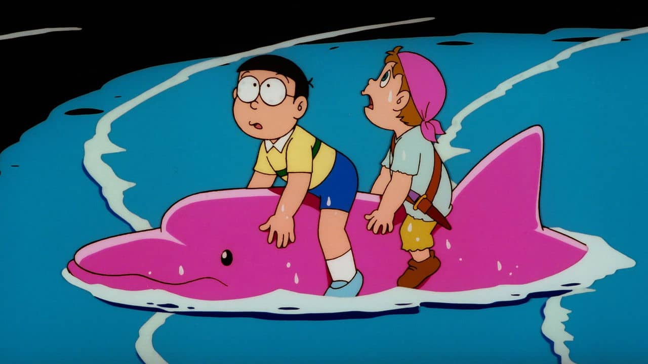 Doraemon: Nobita's Great Adventure in the South Seas backdrop