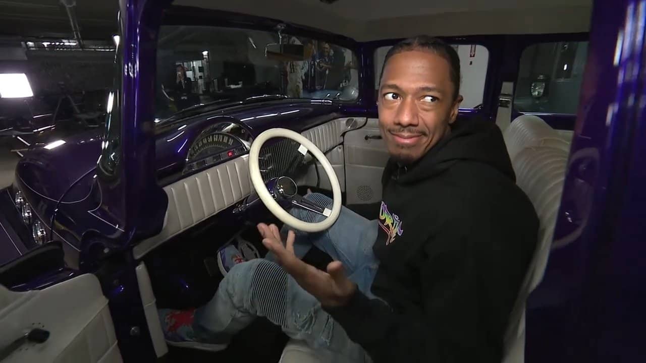 Nick Cannon's Big Drive backdrop