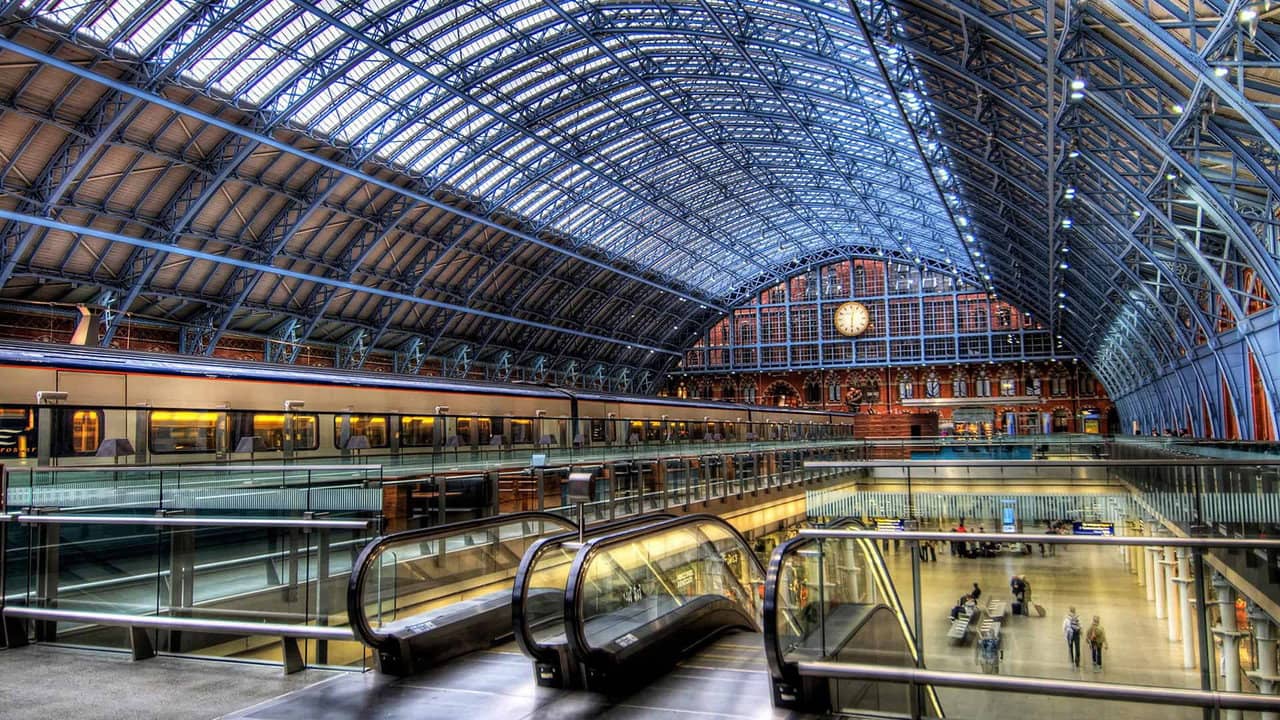 The 800 Million Pound Railway Station backdrop