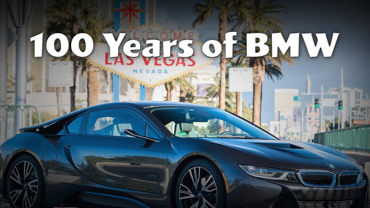 100 Years of BMW backdrop