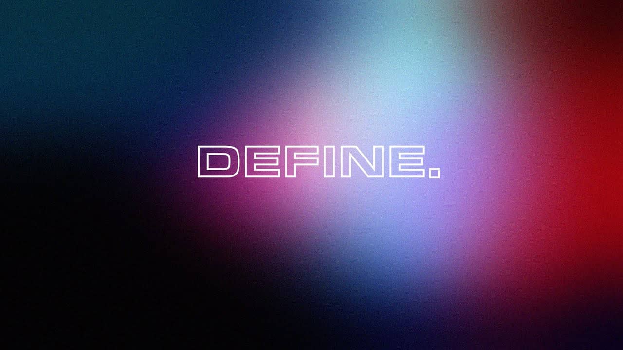 DEFINE. backdrop