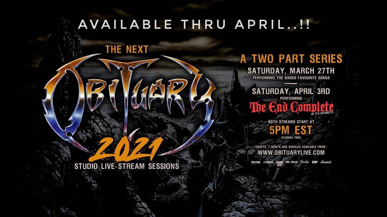 Obituary - The End Complete Album Live Stream backdrop