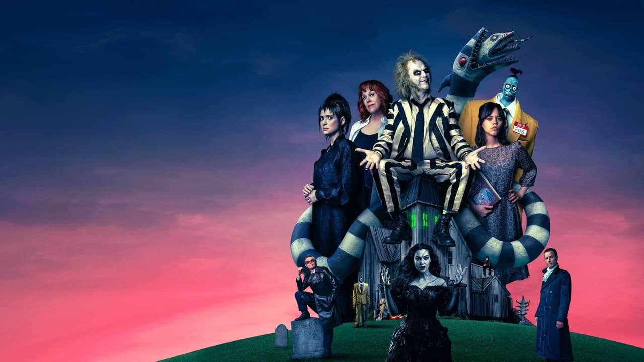 Beetlejuice Beetlejuice backdrop