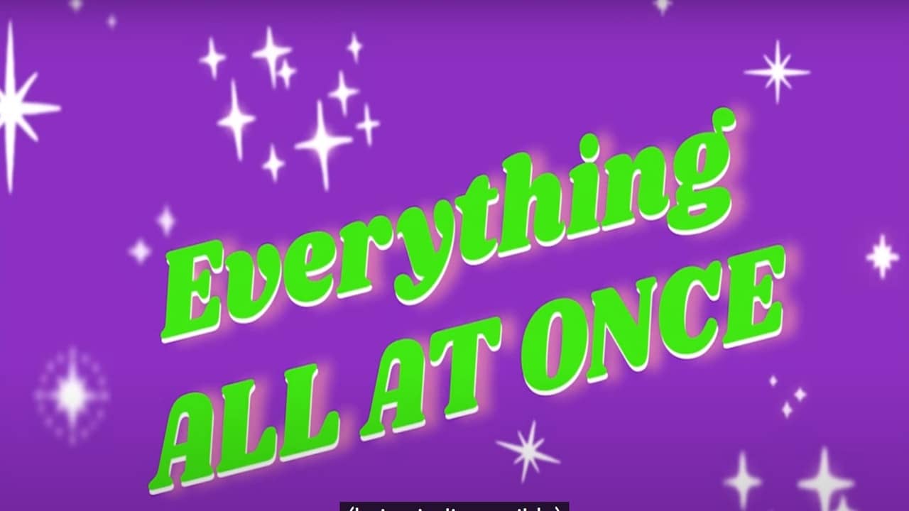 Everything ALL AT ONCE backdrop