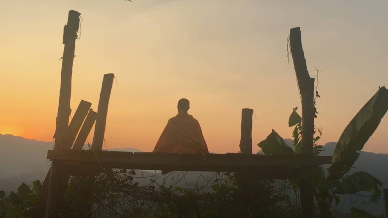 Weltreise mit Buddha backdrop