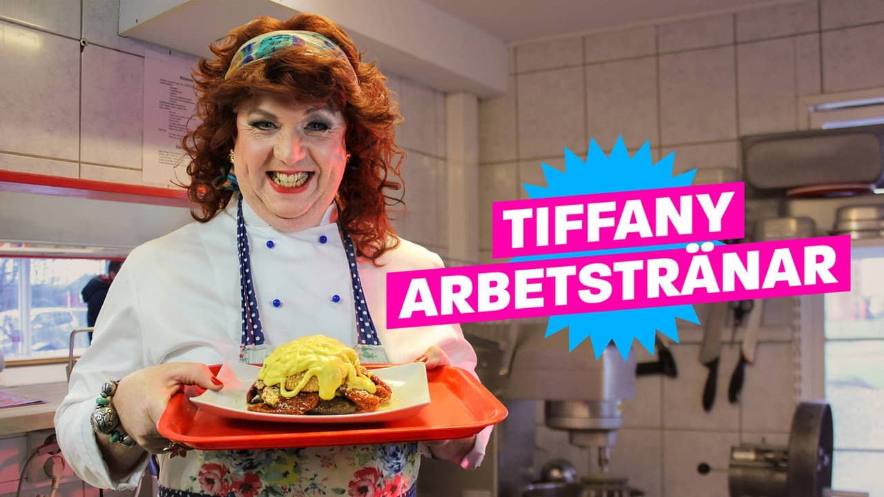 Tiffany Persson arbetstränar backdrop