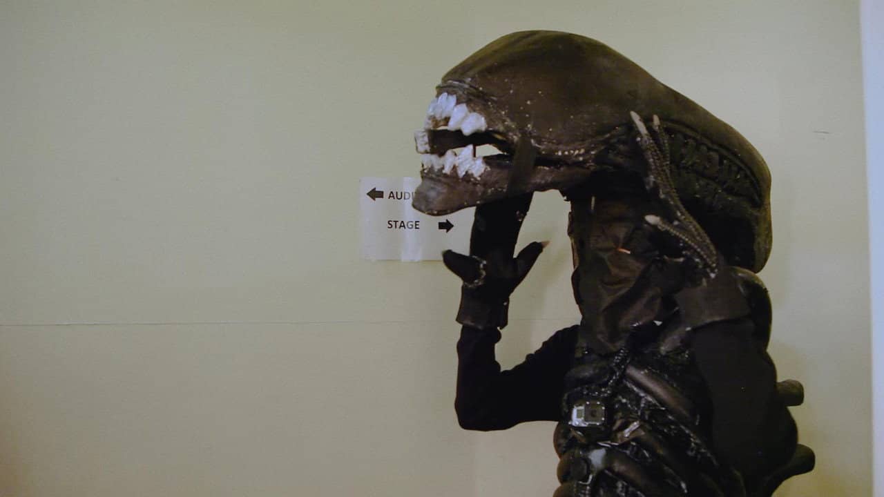 Alien on Stage backdrop