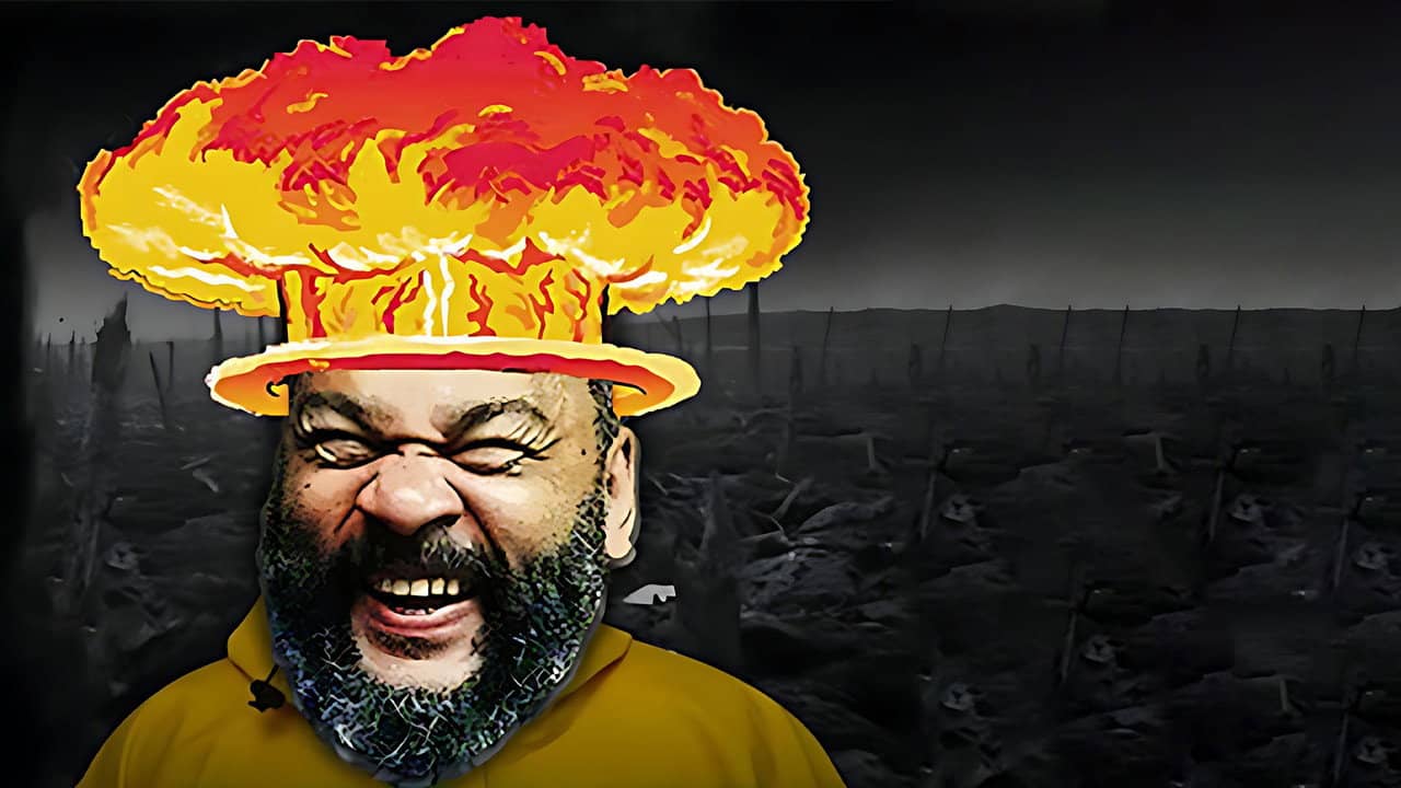 Dieudonné - Atomic Power backdrop