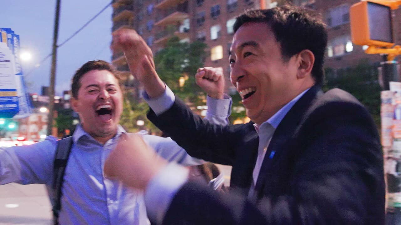 The Andrew Yang Show backdrop