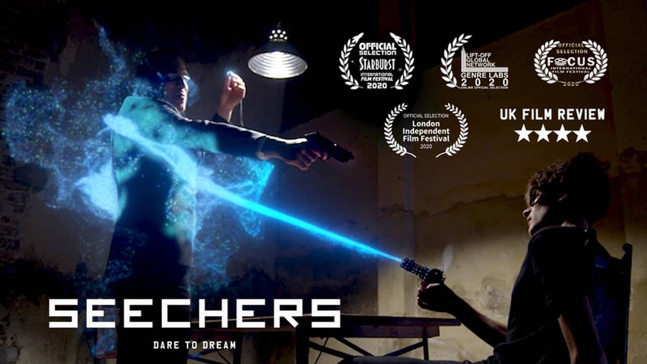 Seechers backdrop